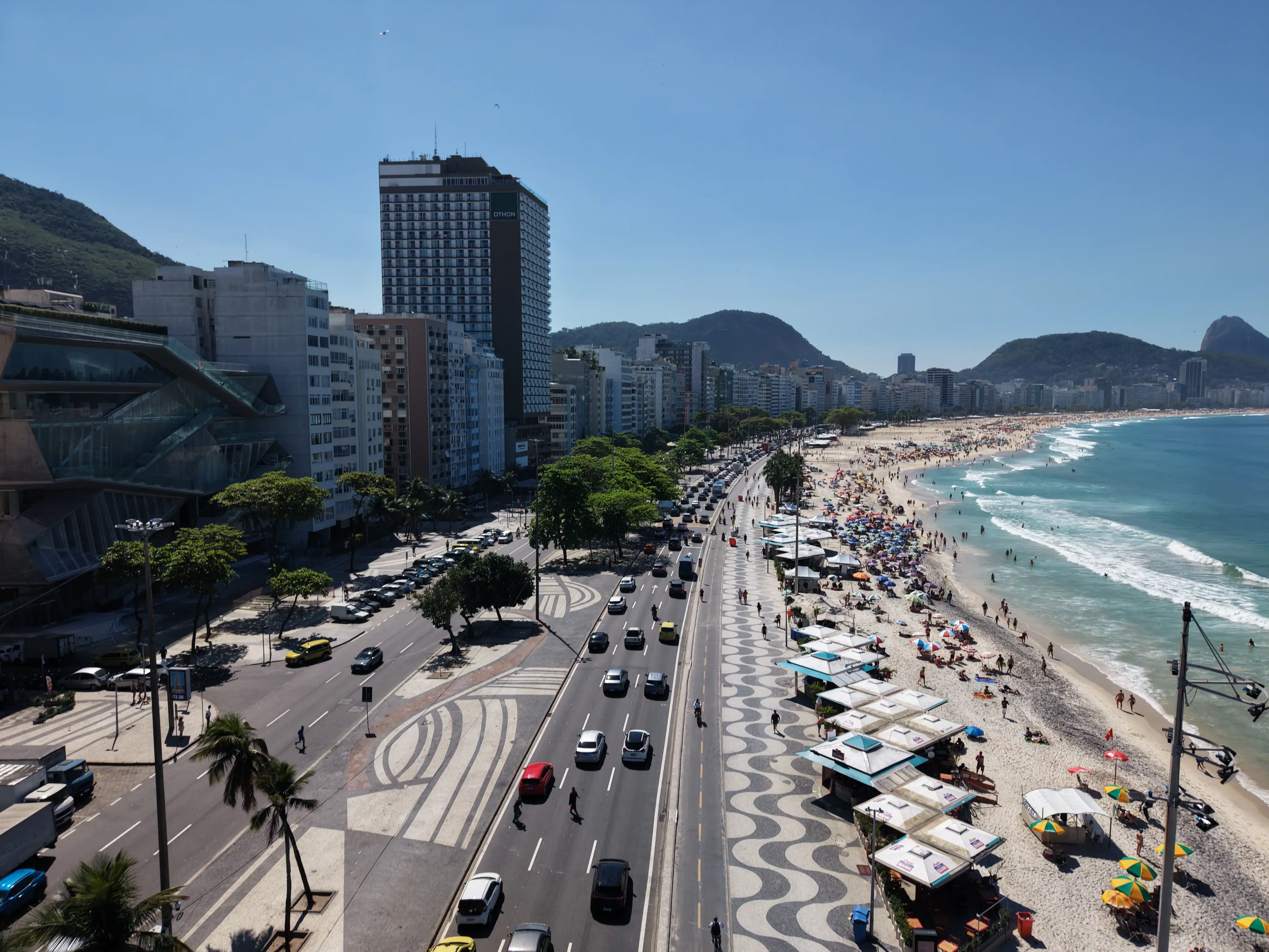 Avenida Atlântica and Copacabana Beach