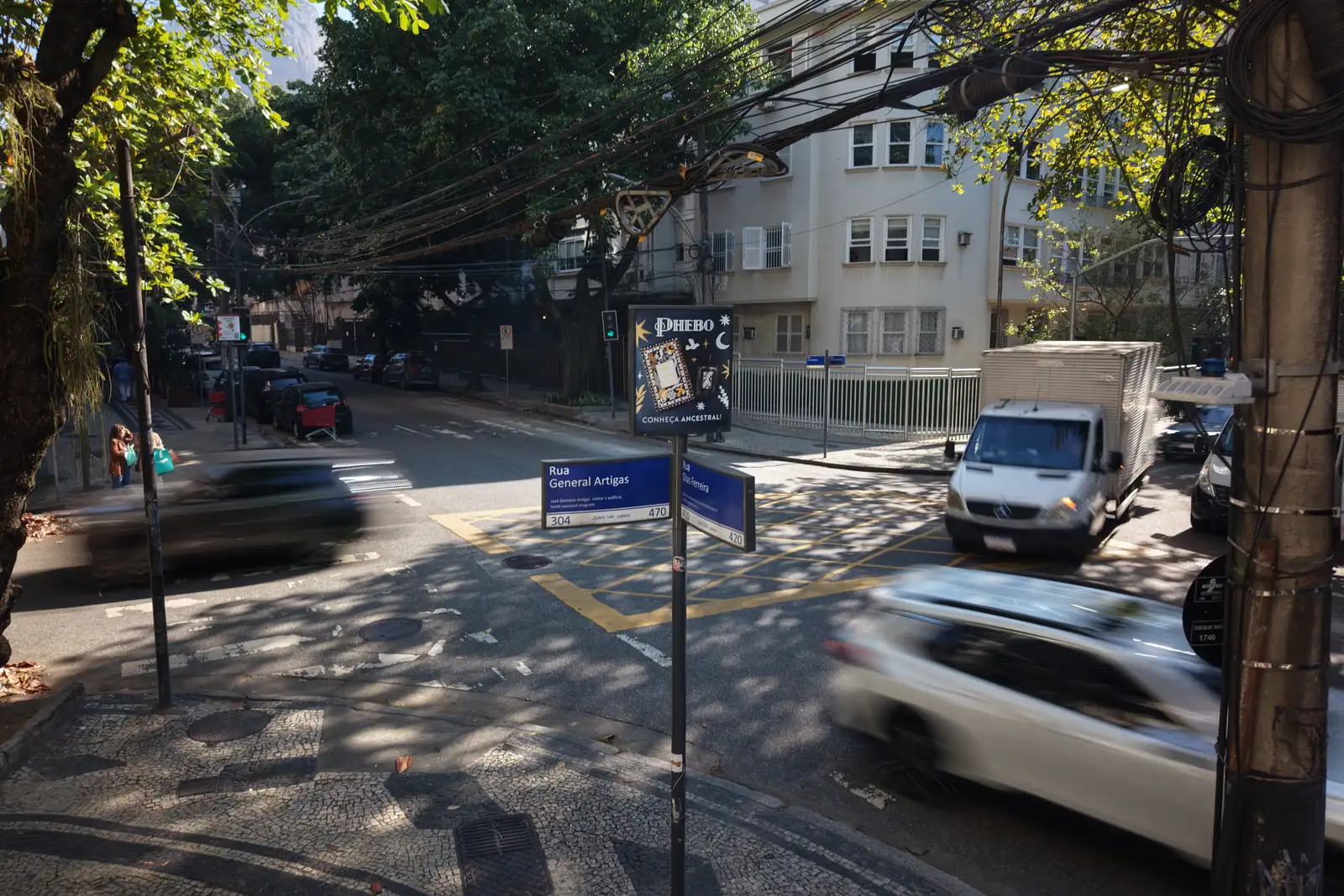 Rua Dias Ferreira and Rua General Artigas intersection in Leblon, Rio de Janeiro