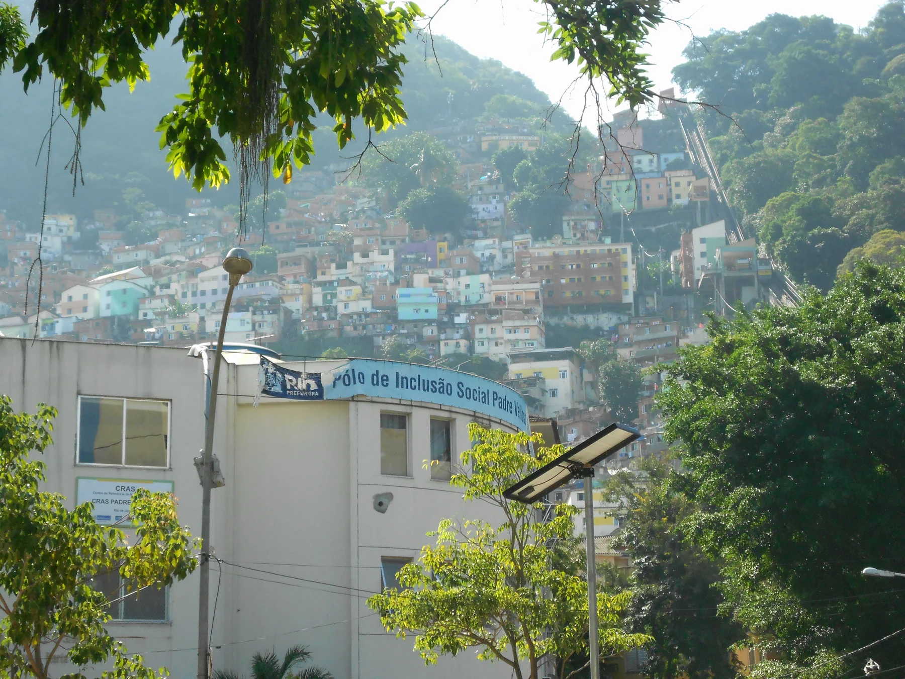 Santa Marta Favela on Morro Dona Marta in Botafogo, Rio de Janeiro