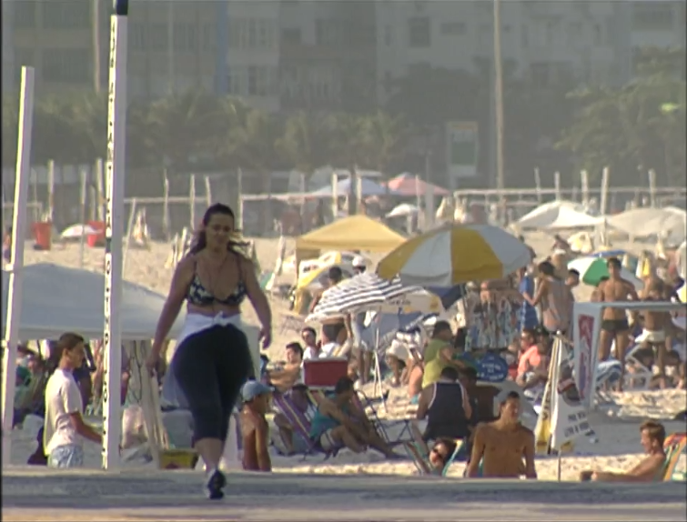 Helena goes to Leblon beach