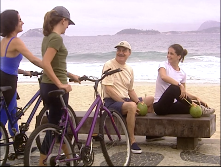 Helena goes to Leblon beach