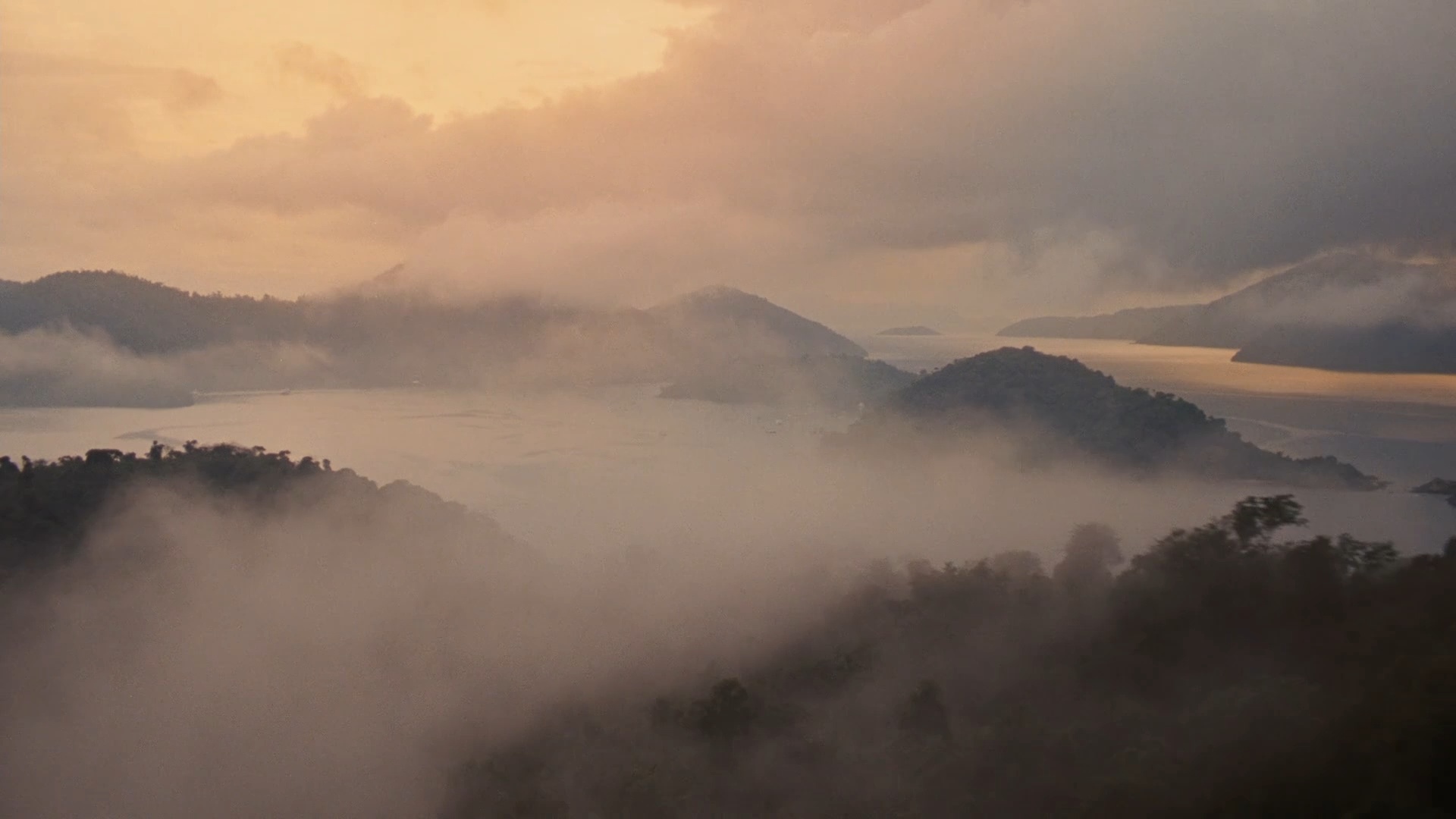 Saco do Mamanguá in the morning mist