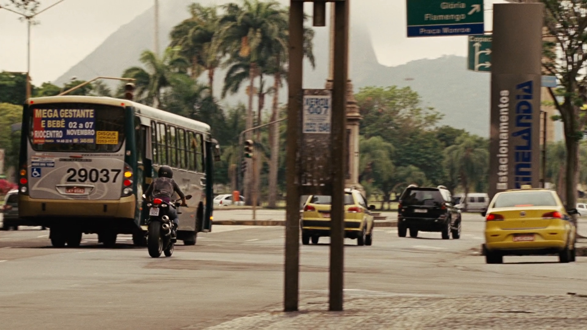 Fast Five: Gisele rides through central Rio